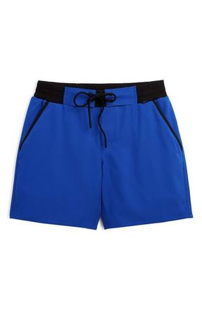 TomboyX Heritage 7-Inch Board Shorts in Royal at Nordstrom, Size X-Small