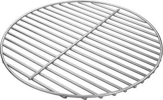 OEM Kzq 1 Pieza - Parrilla - 34 Cm - Acero Inoxidable - Para Usar Con Braseros De 47 Cm