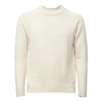 Zanone Lupo Maglia Girocollo - - Knitwear - Uomo - Bianco - S