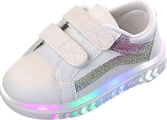 Generic SRTUMEY Boys Girls Led Sneakers Kids Baby Flashing Led Sports Shoes Toddler Light Up Sport Shoes Children School Sneakers Tennis Trainers Christmas Cl