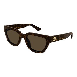 Gucci Cat-eye Zonnebril - Dames - Accessoires - Bruin - Maat: 54 MM