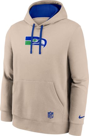 Nike Seattle Seahawks Rewind Club Nike Mens NFL Pullover Hoodie in Brown | 2KDK0IKZV78-VPM