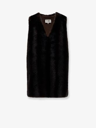 Maison Margiela Vestito corto in eco shearling - MM6 MAISON MARGIELA - gender_Woman