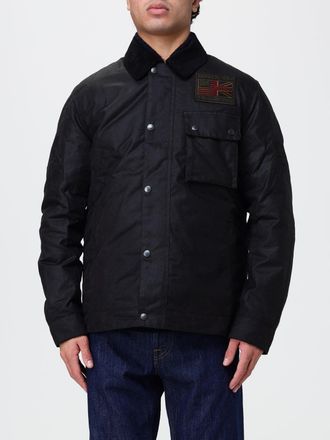 Barbour Jacket Men color Black