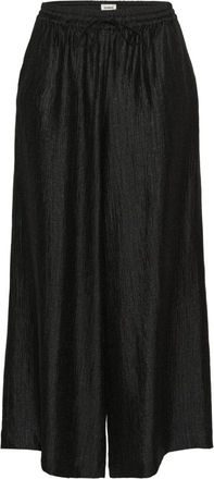 Soaked In Luxury Broeken, Dames, Zwart, 2Xl, Polyester, Corinne Wijde Broek