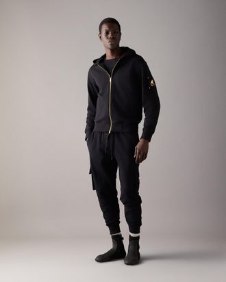 Moose Knuckles Mens Gold Series Hartsfield Zip - Up Hoodie