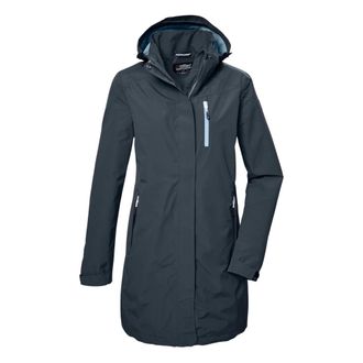 Killtec Jassen - Dames - Mantels - Blauw - Maat: L Zijde