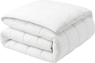 Beliani Beliani - Edred&oacute;n De Algod&oacute;n Lyocell De Verano Relleno De Poli&eacute;ster Cama Individual 7,5 Tog 155 X 220 Cm Howerla