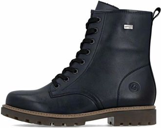 Remonte Lace-up Boot - Dames - Schoenen - Blauw - Maat: 37 EU Leer