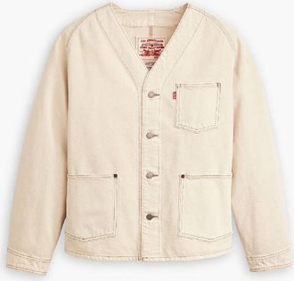 Levi's Mens Levis Union Cardigan in Vintag - Cream - Size Large
