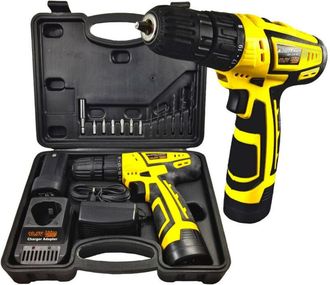 Trade Shop Trade Shop - Trapano Avvitatore Cordless 10.8v Bleked Finker Egcd10v Con Valigetta E Punte