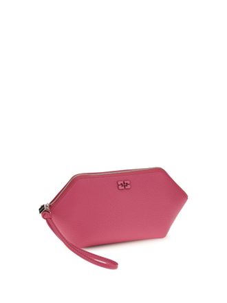 Ganni Womens Bou Make Up Pouch Cabaret Clutches