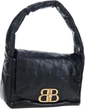Balenciaga Pre-owned Vintage Schoudertas - Dames - Vintage Schoudertas - Zwart - ONE Size - Leer - Vintage