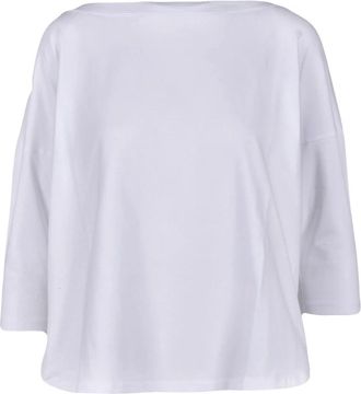 Wild Cashmere Zacht T-shirt van Kasjmiermix - Dames - Blouses - Wit - M - Kasjmier - Overhemden