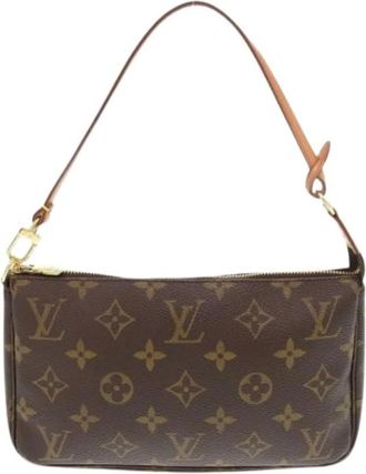 Louis Vuitton Pre-owned Shoulder Bags, female, Brown, Size: ONE SIZE Pre-owned Canvas Shoulder Bag