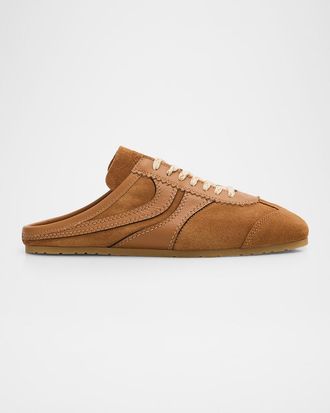 Dries Van Noten Suede Sneaker Mules