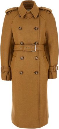 Sportmax Filovia Trenchcoat - Dames - Trenchcoats - Bruin - S - Jassen