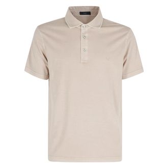 Fay Polo Shirts, male, Brown, Size: 2XL Classic Polo