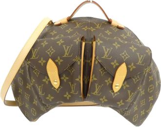 Louis Vuitton Marron Coated Canvas Fanny Pack (Pre-Owned)