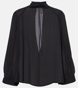 Nili Lotan Elianna silk top