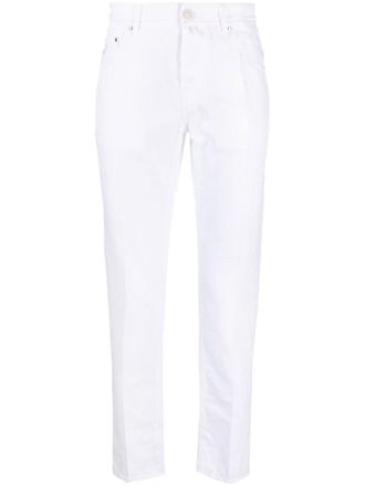 Jacob Cohen Jeans slim a vita media - Bianco