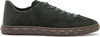 Jimmy Choo London Diamond Flex Suede Sneakers - Green - 45 (IT45 / UK11)