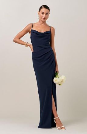 BWLDR Gemma Dress in Navy Blue at Nordstrom, Size 10