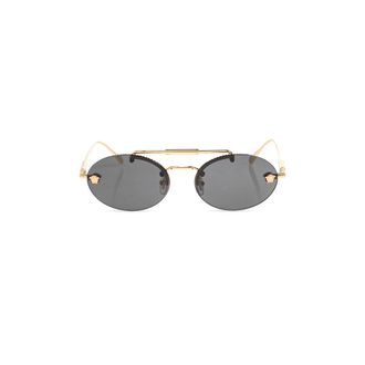 Versace Sunglasses, female, Yellow, Size: 56 MM Medusa Light Sunglasses