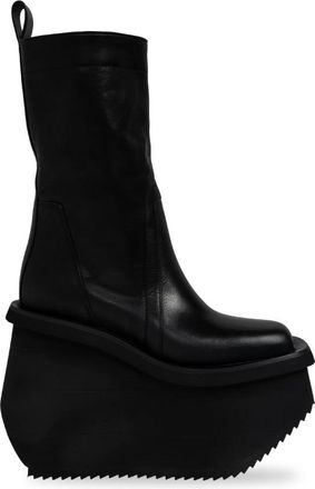 Rick Owens Schoenen, Dames, Zwart, 38 EU, Leer, Factory Schoenen