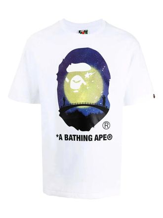 A Bathing Ape The Star Festival Ape Head T-shirt - men - Fabric - L - White