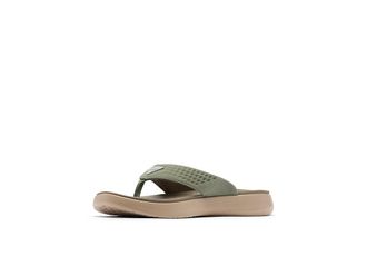 Columbia Boatside Flip Lea Mens Sandals Cypress/Wet Sand : 11 D - Medium, Rubber