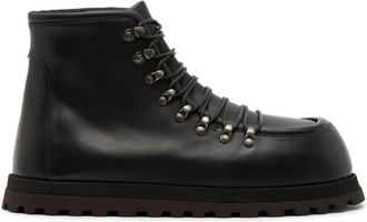 Mars&egrave;ll Gicarro boots - men - Leather/Leather/Rubber - 40 - Black
