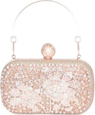 Lauren Lorraine Rega Clutch in Rose Gold at Nordstrom