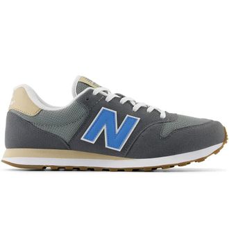 New Balance Mens 500 Trainers Shoes Castlerock Gm500tbw - Grey Nylon - Size 41.5 EU/IT