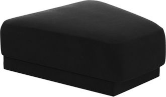 BLOOMINGLOFT Design Sitzpouf Miley 83 x 78 cm - Samtbezug
