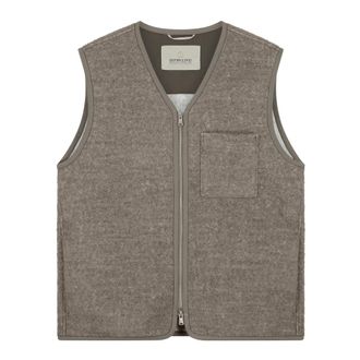 Dstrezzed Voss Bodywarmer - Heren - Bodywarmers - Bruin - L - Leer - Jassen