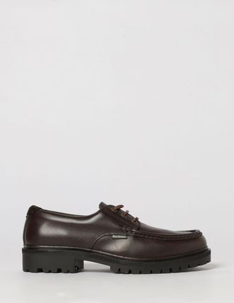 Barbour Scarpe Derby Paxton Apron in pelle liscia con punta a vaschetta