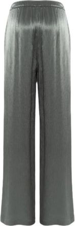 Nenette Wijde broek - Dames - Wijde Broeken - Groen - L - Broeken