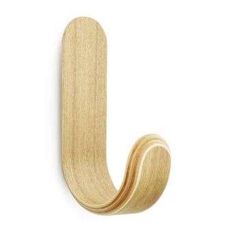 NORMANN COPENHAGEN Hook Curve - Natural wood - Ash veneer varnished - Designer Peter Johansen