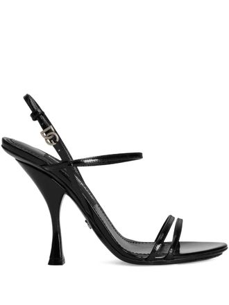 Dolce & Gabbana 105mm ankle-strap leather sandals - Black