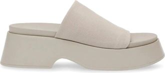 Steve Madden Slippers - Dames - Sandalen - Grijs - 35 1/2 EU - Schoenen