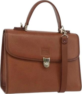 Burberry Pre-owned Handbags, female, Brown, Size: ONE SIZE Pre-owned Vintage Hand Bag
