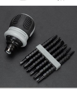 OEM Destornillador De Carraca, Destornillador Phillips Y Plano De Doble Funci&oacute;n, Mini Destornillador, Telesc&oacute;pico, F&aacute;cil De Usar Y Multifuncional