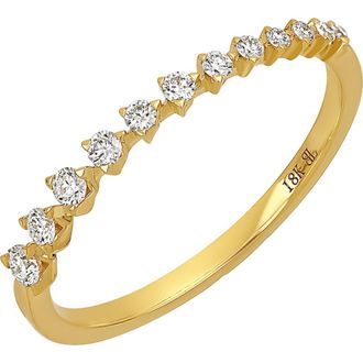 Bony Levy Liora 18K Yellow Gold Diamond Stackable Ring in 18Ky at Nordstrom Rack, Size 6.5