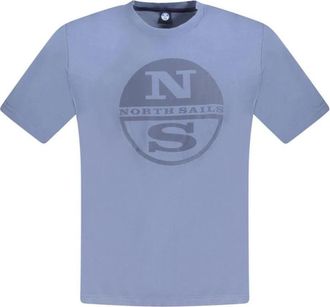 North Sails Logo T-shirt - Heren - T-shirts - Blauw - XL - Katoen - Tops