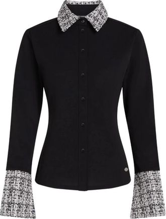 Karl Lagerfeld Shirts - Dames - Overhemden - Zwart - S - Overhemden