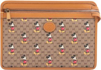 Gucci Pre-owned Gucci Disney Micro GG Supreme Mickey Mouse Clutch Ladies 5HCCLV1JGW1G8F4F
