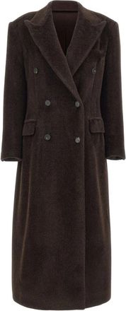 Tagliatore Caitlyn Jas - Dames - Mantel - Bruin - 2XS - Wol - Jassen