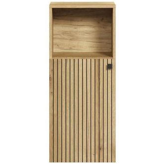 ebuy24 Ebuy24 - Mueble Bajo De Ba&ntilde;o Con 1 Puerta Y 1 Nicho L40 Cm - Purebliss