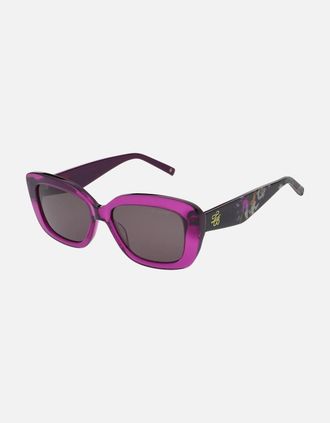Ted Baker Womens Ted Baker Womens Summer Sunglasses in Crystal Purple/Multi Floral